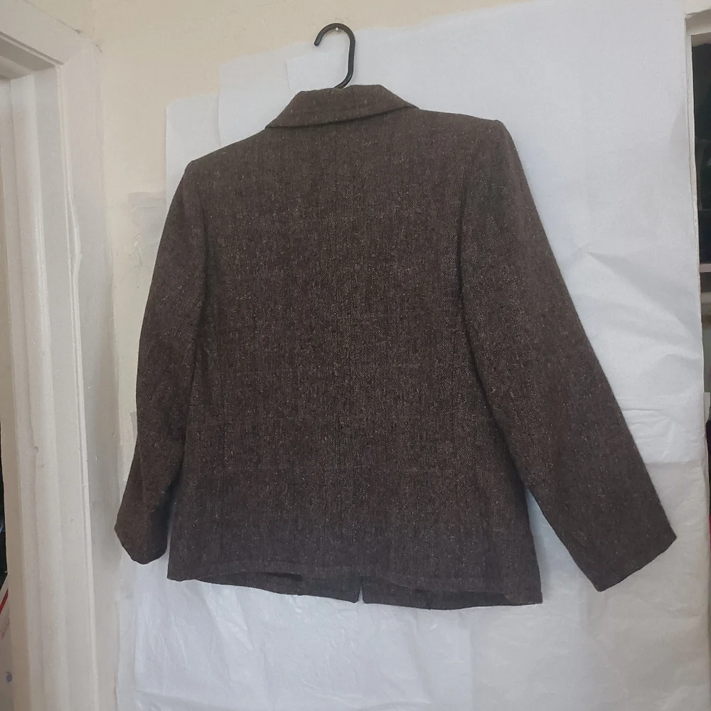 ♥️Saint Laurent rive gauche wool blend vintage blazer size 46 - Picture 7 of 13
